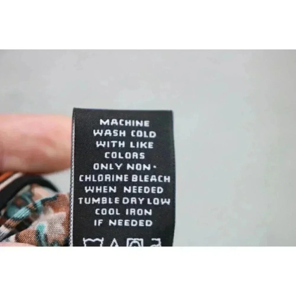 MSK Women's Paisley Dress-Double Layered Bell Sleeves-Small-New w/Tags - Picture 5 of 8